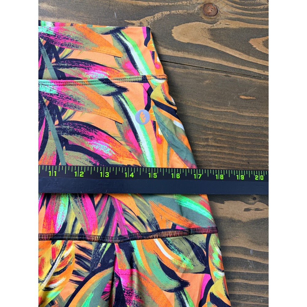 Dona Jo JoJo Skort Womens Size 1 S Orange Tropical Palm Tennis Golf Skirt - Picture 10 of 10